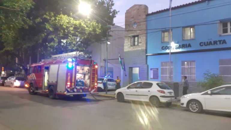 El incendio sucedió en la Comisaría Cuarta.&nbsp;