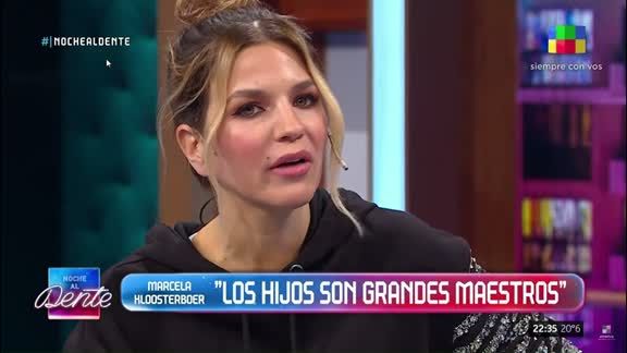Marcela Kloosterboer contó parte de su historia de amor en Noche al Dente.