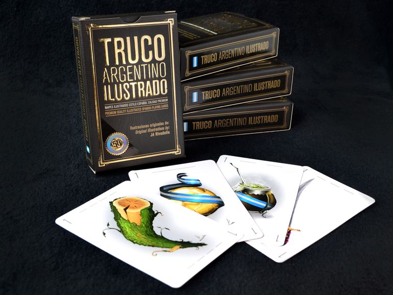 Truco Argentino Ilustrado, una reinterpretación de su autoría que llegó hasta el Papa Francisco.