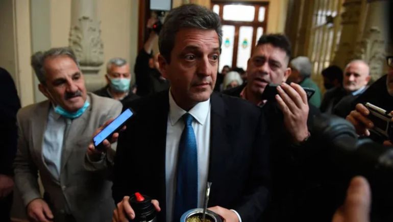 Sergio Massa y una apretada agenda de lunes.