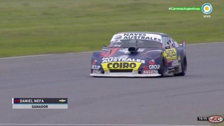 Nefa ganó en Toay y sumó su segunda victoria en el TC Mouras