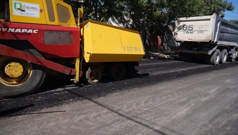Termin&oacute; la obra de asfalto en Las Vi&ntilde;as y sigue en El Trabajo