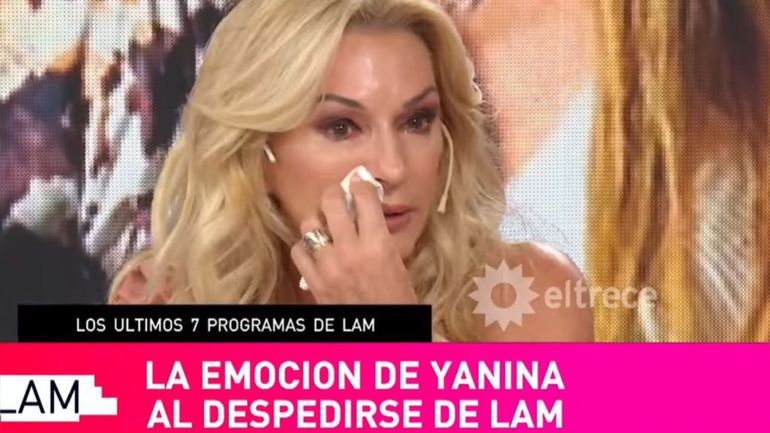 El llanto desconsolado de Yanina Latorre al despedirse de LAM
