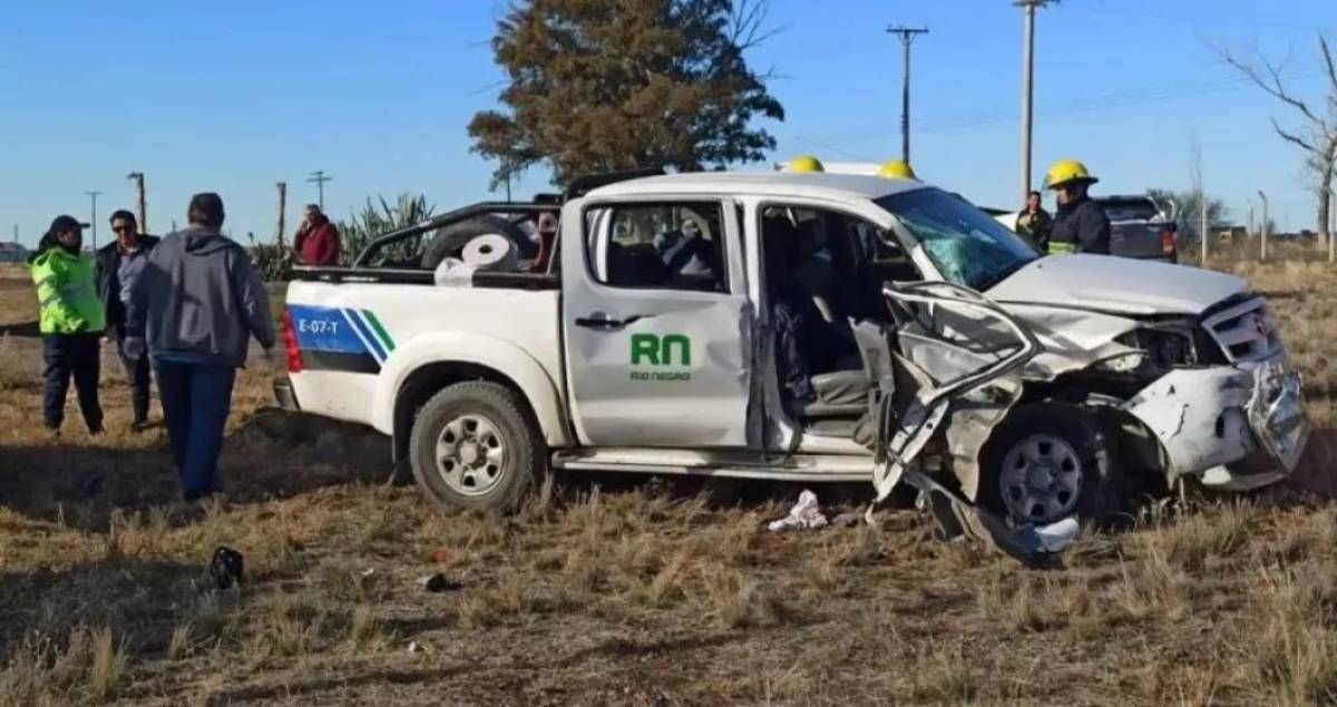 El siniestro ocurrió en la intersección de la Ruta Nacional 250 y el acceso a General Conesa. Foto: Gentileza.