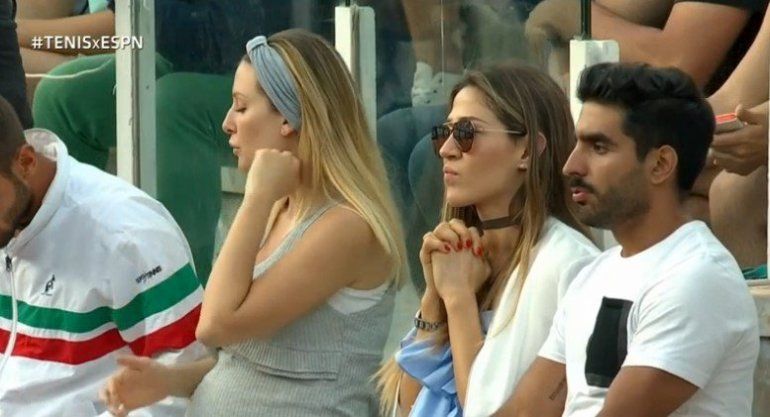 Con Jimena Barón en la tribuna, Delpo bajó al japonés Nishikori