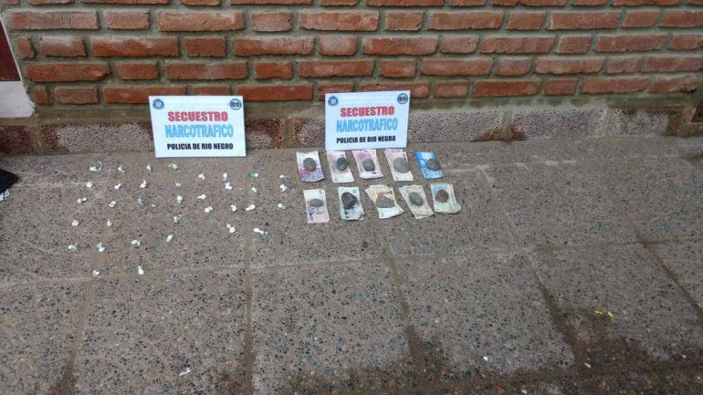 Parte de la droga que llevaba el cipoleño eran pequeños bagullos.