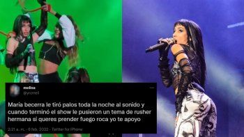 maria becerra termino de cantar y le pusieron un tema de rusher maria becerra termino de cantar y le pusieron un tema de rusher
