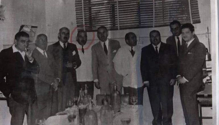 Doctor Quadrini con colegas.