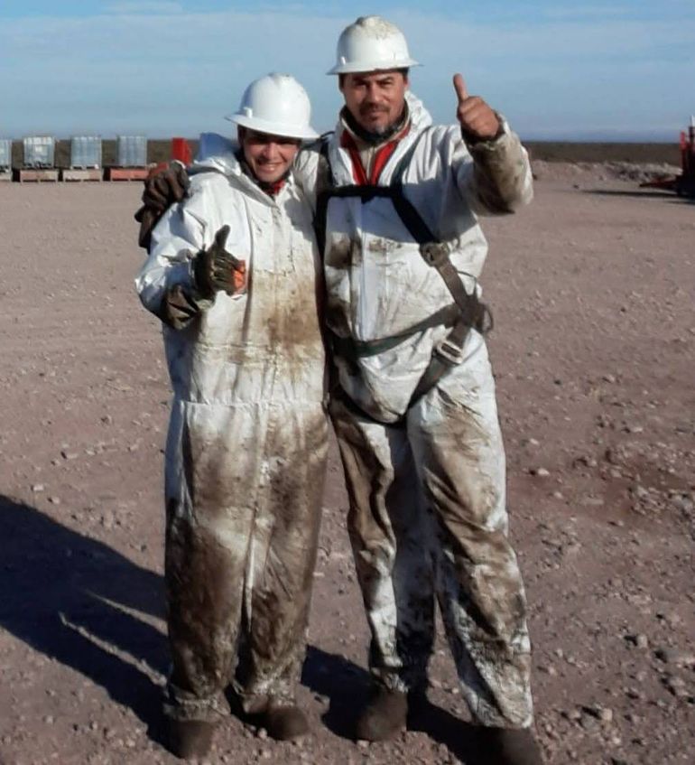 Otro recuerdo de su trabajo en el petróleo. Ya 