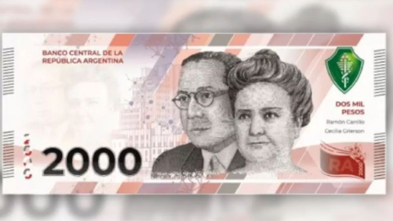 ¿Ya está en la calle el billete de 2 mil pesos? 