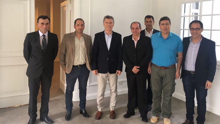 Los chacareros valletanos se reunieron con Macri en Olivos.