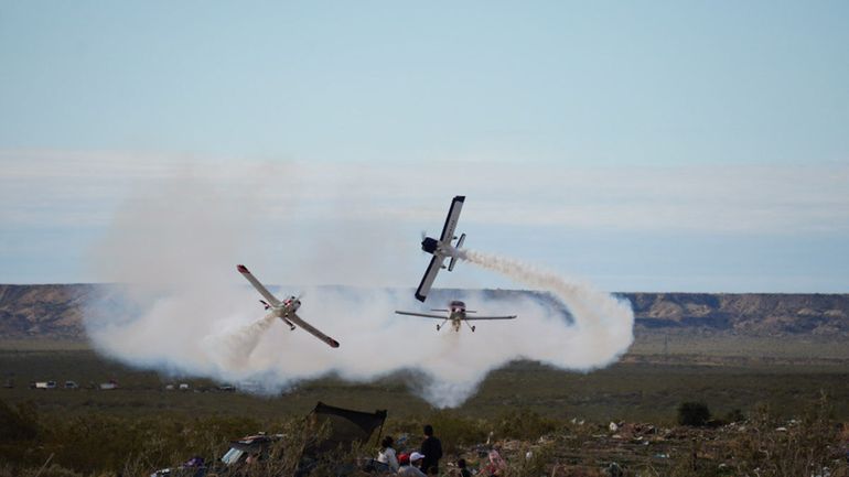 Las imágenes que dejó el festival aéreo de Allen
