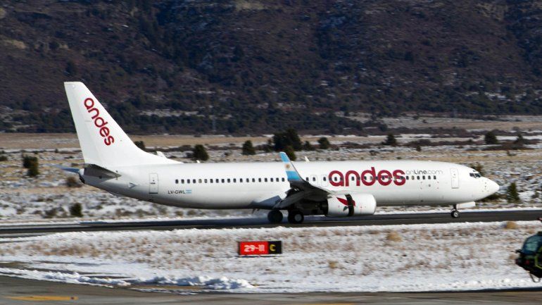 La empresa aeronáutica Andes conectará Bariloche con Mendoza