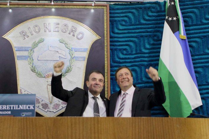 Alberto Weretilneck juró ayer como gobernador por segundo mandato consecutivo.