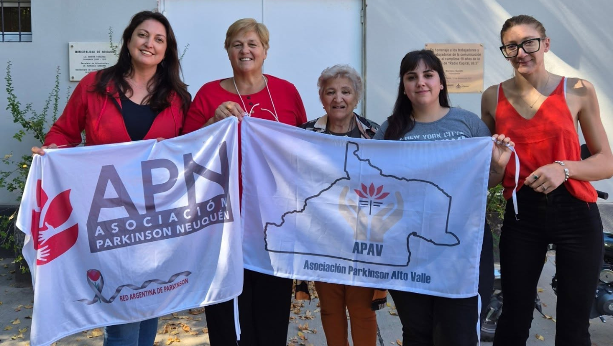Las asociaciones de Parkinson de Neuquén y el Alto Valle, impulsan acciones de concientización para esta tarde.
