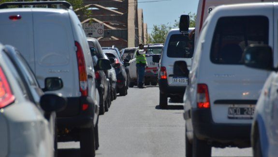 Un accidente generó un súper embotellamiento 