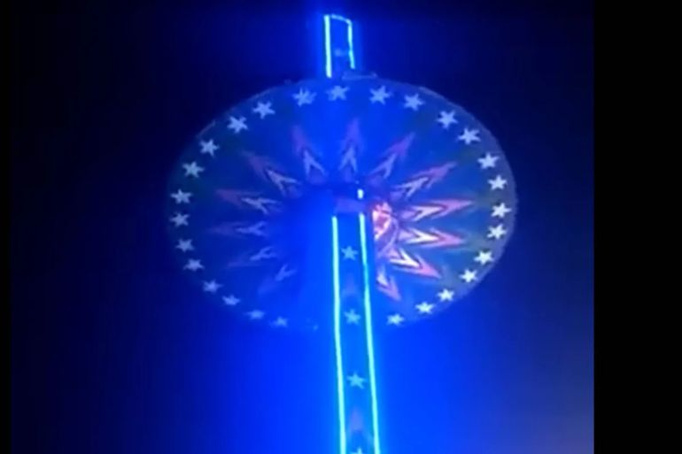 Cayó un juego en un parque de diversiones y hay más de 50 heridos