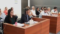 La audiencia contra los funcionarios de Campo Grande se realizó este lunes en el Foro Penal de Cipolletti.