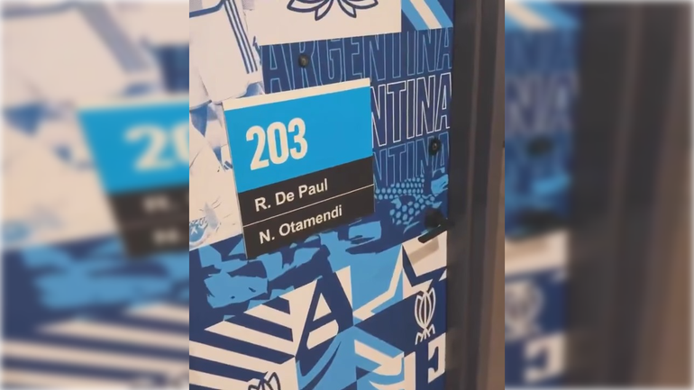 La pieza de Rodrigo De Paul y Nicol&aacute;s Otamendi en Hotel Origin