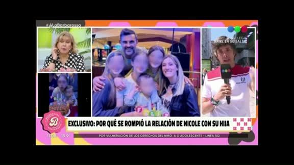 Desde el móvil de A la Barbarossa, Roberto Funes Ugarte contó todo lo que habló con Nicole Neumann sobre el cumpleaños de 15 de su hija Indiana.