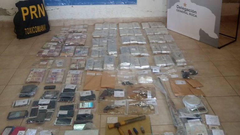 Desbaratan banda narco y secuestran 40 kilos de marihuana