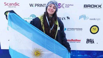 ailen es la primera rionegrina en nadar mas de 100 kilometros