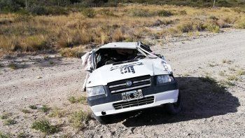 una joven policia esta grave tras  volcar cerca de las grutas
