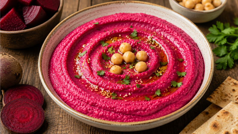 Hummus de remolacha: una receta rica y económica | LMCipolletti.com Hummus de remolacha: una receta rica y económica