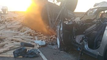 El fatal choque ocurrió en Ruta Provincial Nº6, cerca de Casa de Piedra.