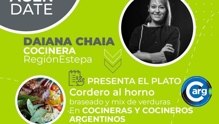 Una rionegrina se presentará en el programa Cocineras y Cocineros Argentinos