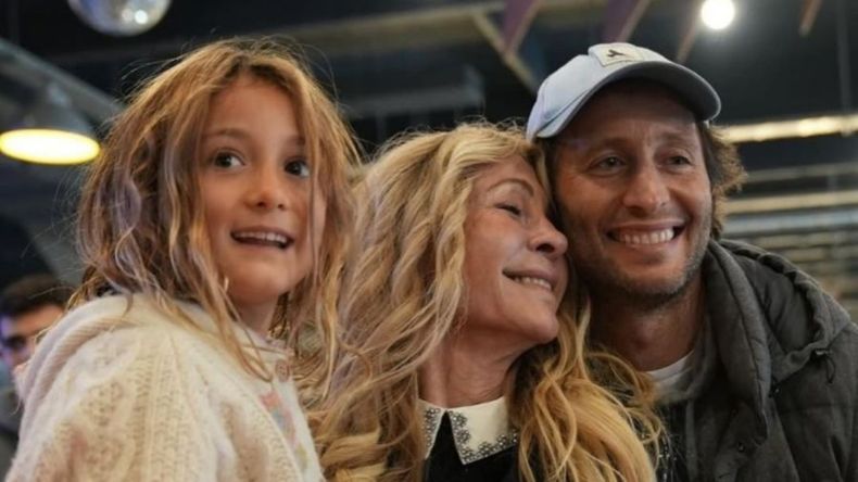 Cris Morena, Tomás Yankelevich y su hija Mila