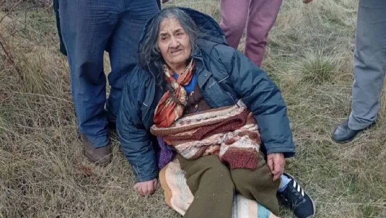 La mujer se extravió en su campo en Mallín Ahogado