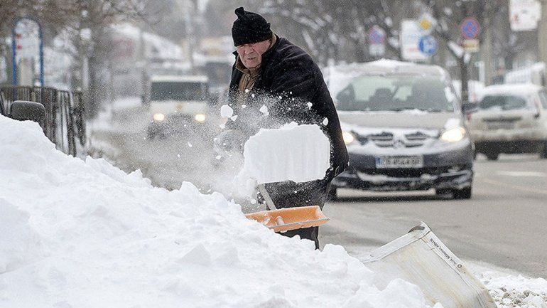 La nieve cayó en lugares inesperados