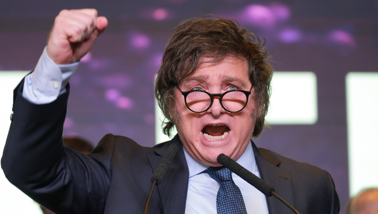 Javier Milei: Es un hecho histórico disputarle el poder a los más nefasto de la democracia moderna