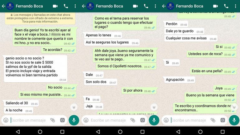 Un cipoleño contó cómo lo estafaron con el viaje para ver a Boca