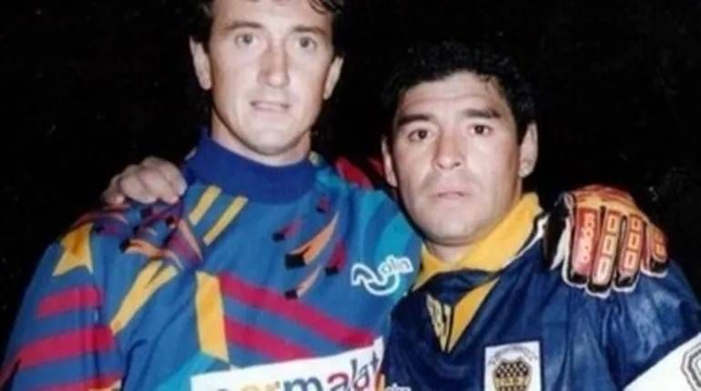 Yorno se dio el lujo de integrar con Maradona el equipo de Boca que dirigía Bilardo en 1995.