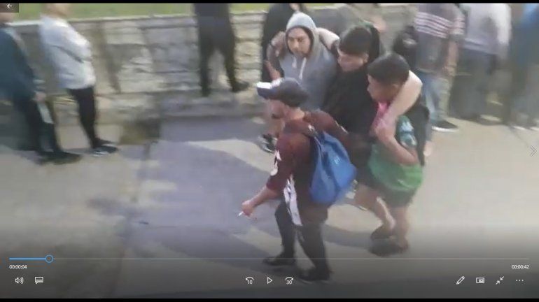Video: el escalofriante accidente en medio de los incidentes de Cipolletti