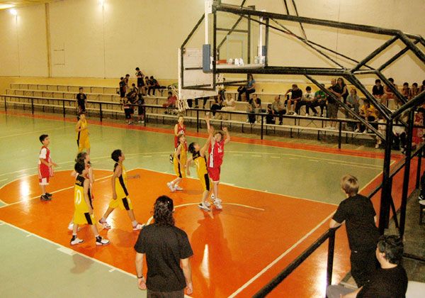El multitudinario de Mini básquet y cancha nueva
