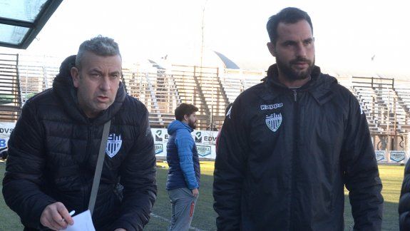 Zwenger junto a Alecha en el primer día de trabajo en conjunto.