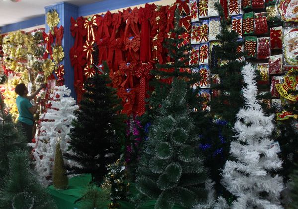 Variedad de productos, aliada de clientes para abaratar pinitos navideños
