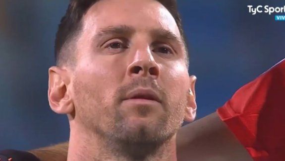 Messi cantó el himno como nunca y clavó un golazo