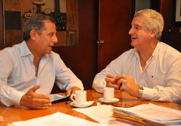 Baratti y Quiroga avanzarán en gestiones por transporte y basura