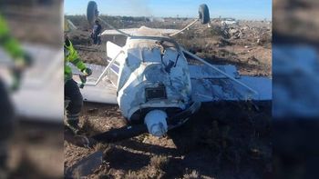 grave accidente con una avioneta en el aeroclub allen: un muerto y dos heridos