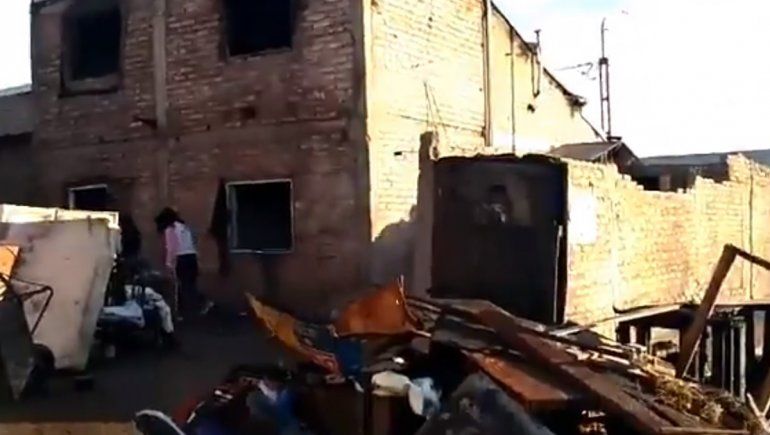 Anai Mapu: un joven de 24 años está grave tras incendiarse su casa