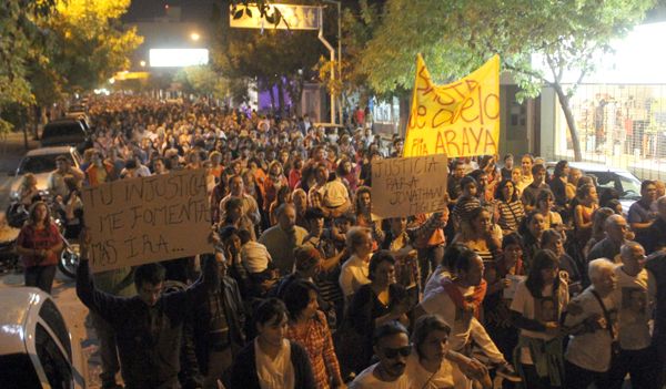 Multitudinaria marcha exigiendo seguridad y justicia