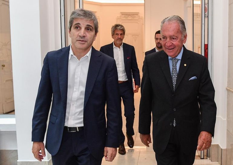 Luis Caputo y Daniel Funes de Rioja