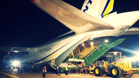 El avión más grande del mundo aterrizó en Neuquén
