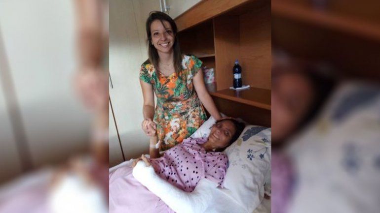 Su mamá brasileña sufrió un accidente en Zapala y conmovió a todos con una carta