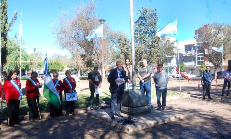 Tortoriello encabezó el acto en homenaje a los caídos de Malvinas&nbsp;