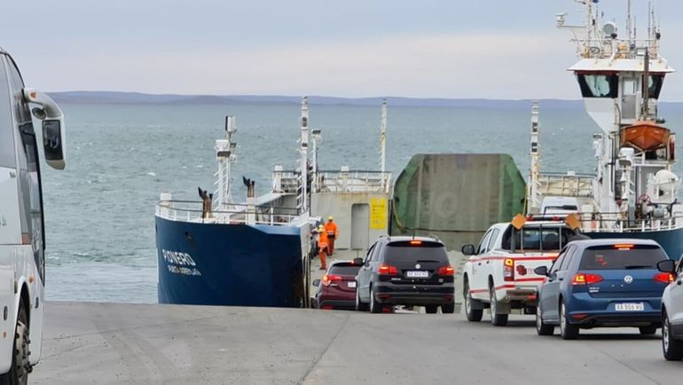 El cruce a Tierra del Fuego por agua y del lado de Chile